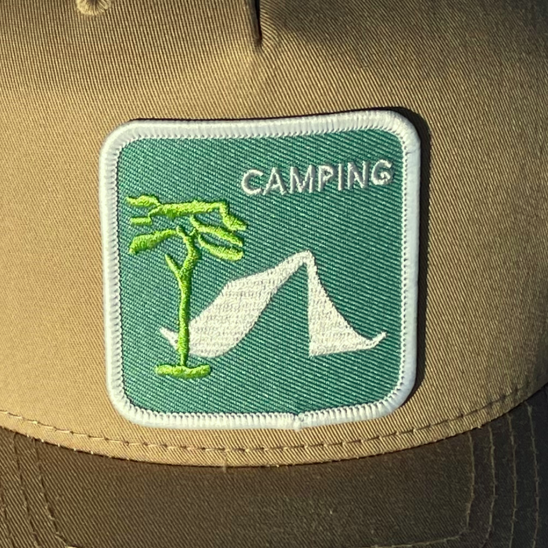β¨ SDA Pathfinders Camping Skills Honor Trucker Hat β White & Beige ποΈ Pathfinders Honor Collection ποΈ