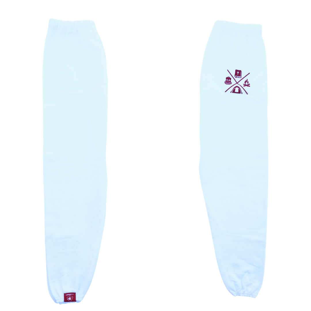 ConquiSTAR White and Red Sports Pants š Camp Collection šļø - Pathfinders and Master Guides