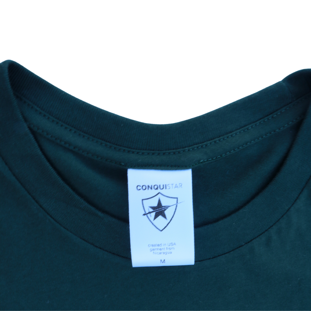 ConquiSTAR T-Shirt - Forest Green π Camp Collection ποΈ - Pathfinders & Master Guides