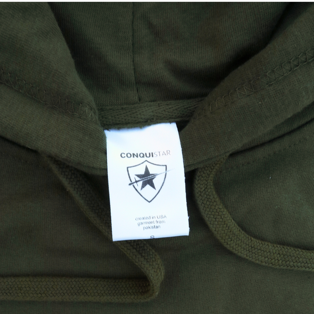 ConquiSTAR Army Green Hoody 🍂 Camp Collection 🏕️ - Pathfinders and Master Guides